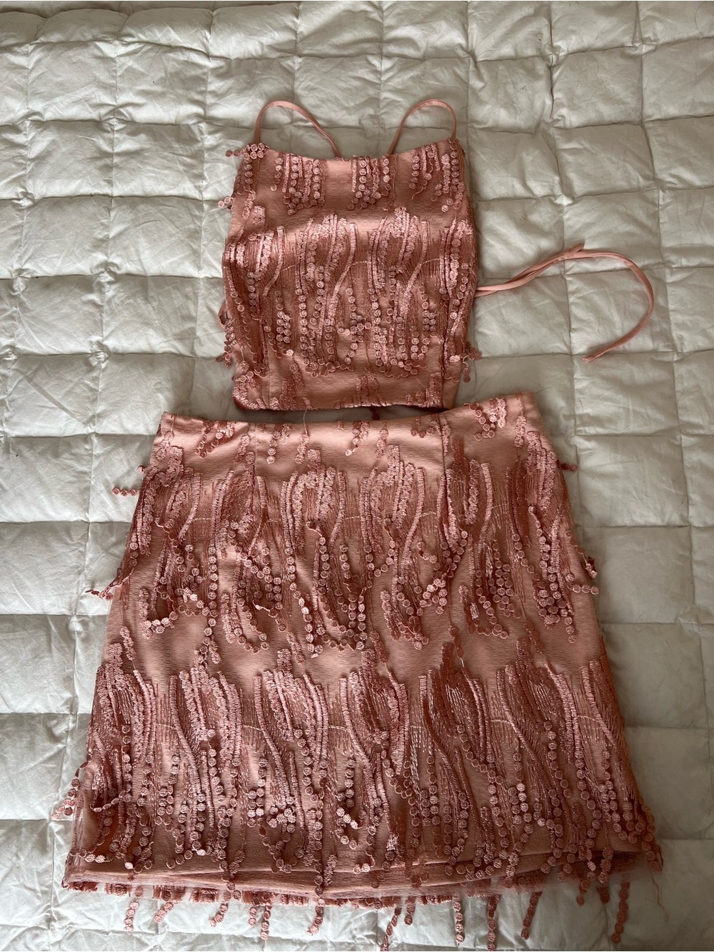 Blush Pink Two-Piece Set